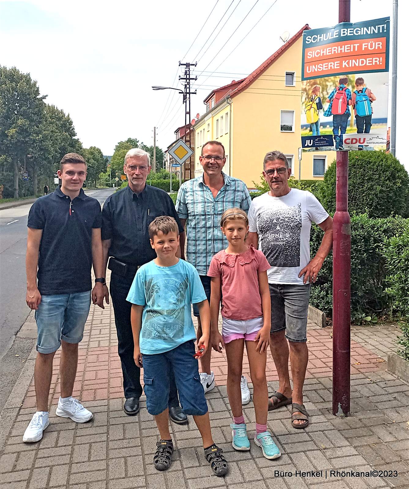 Achtung Schule Beginnt Plakataktion Der Jungen Union Im Wartburgkreis