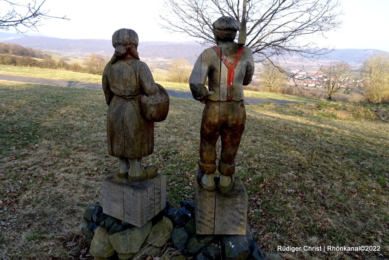 Skulpturen von der Kunstmeile am Kazenstein