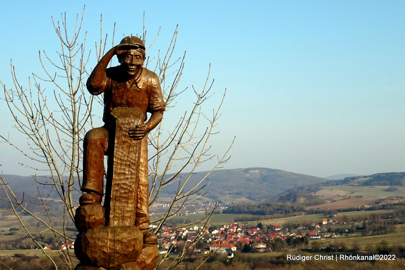 Skulptur von der Kunstmeile am Kazenstein