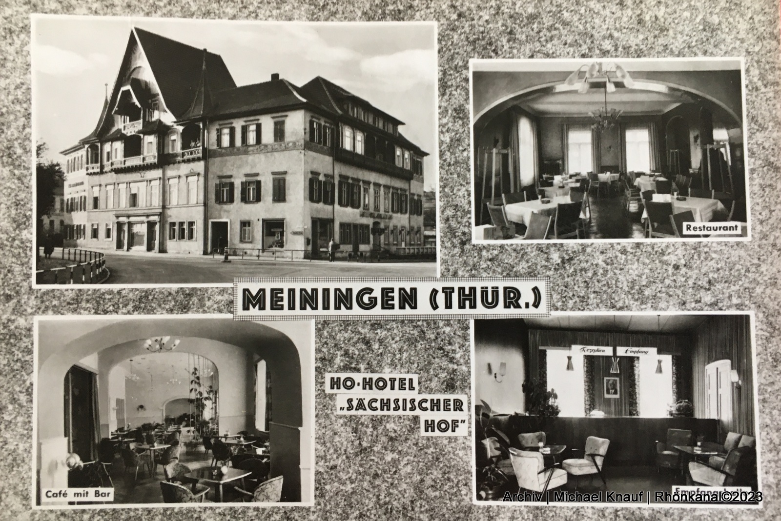 Ansichtskarte Meiningen um 1965