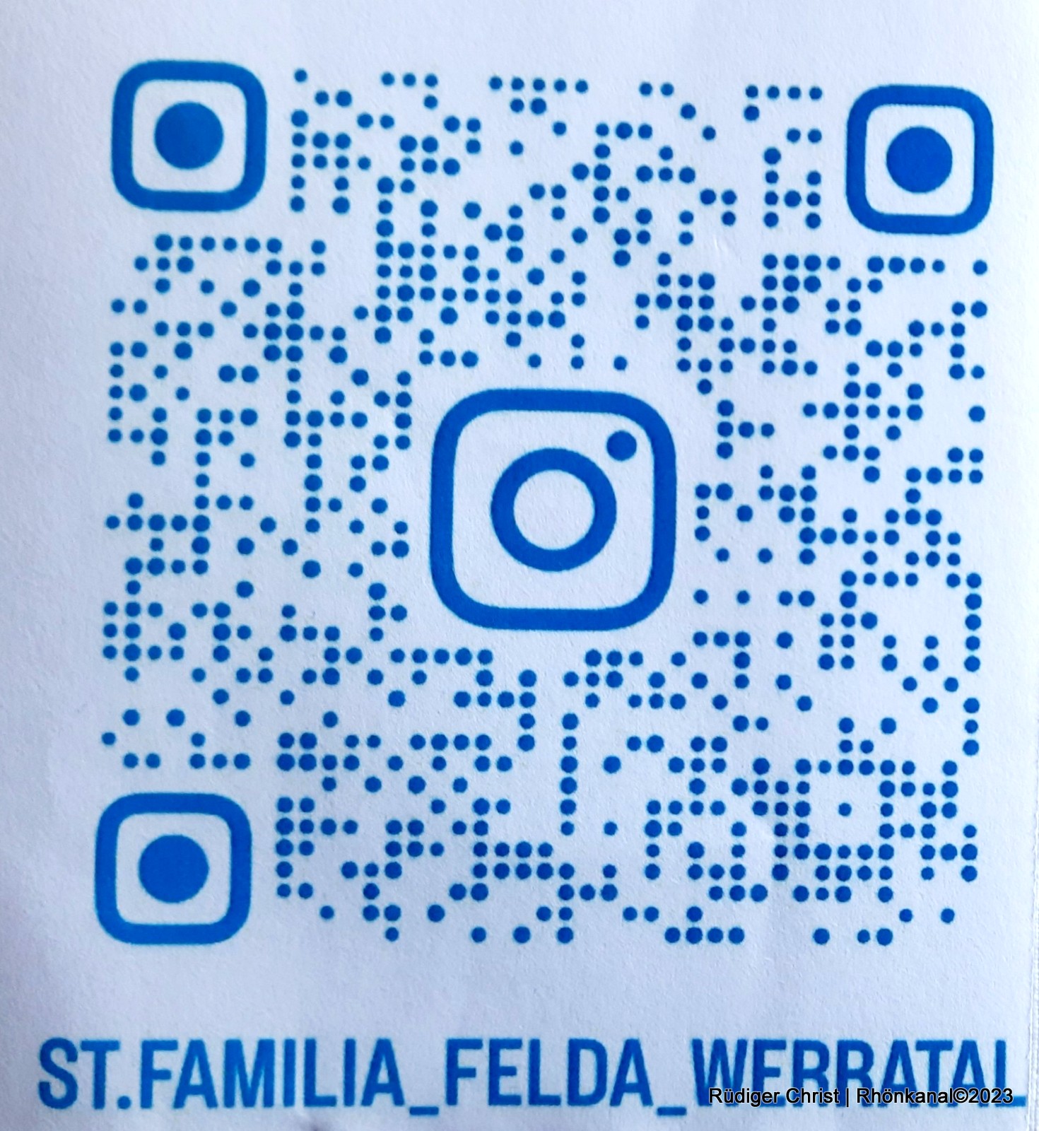 QR Code zum Instagram-Account